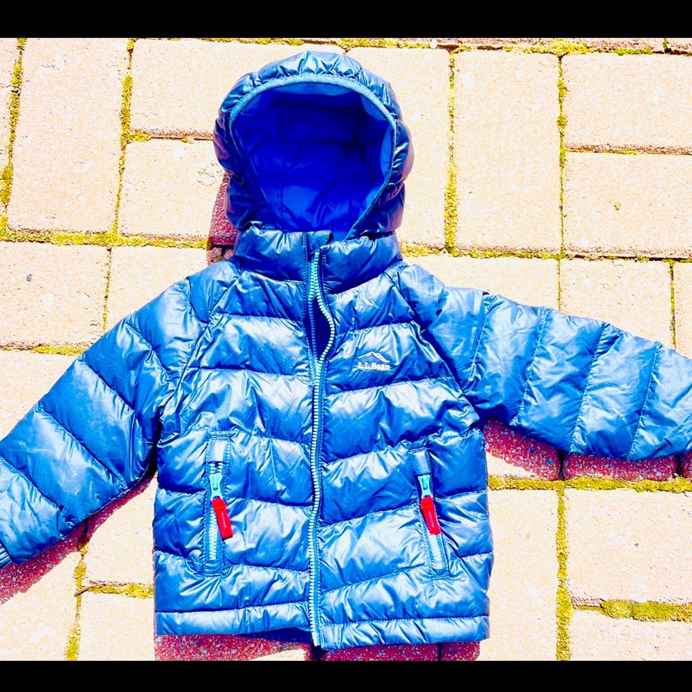 LL Bean Toddler 6-12 month Goose Down Jacket Windbreaker